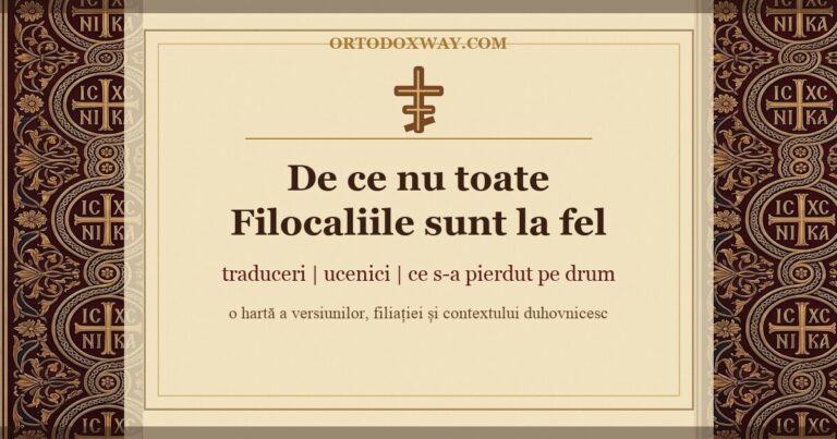 De ce nu toate Filocaliile sunt la fel: o hartă a traducerilor, a ucenicilor și a ce s-a pierdut pe drum