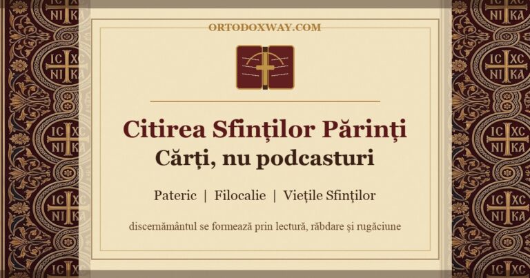 citirea Sfintilor Parinti