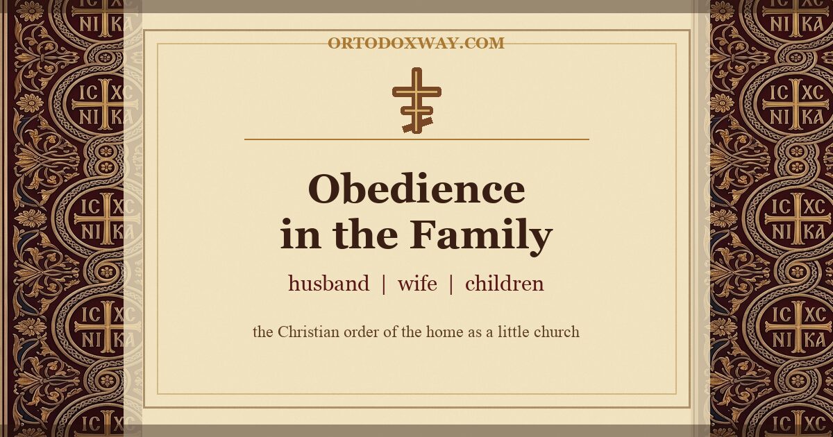 Obedience in the Family