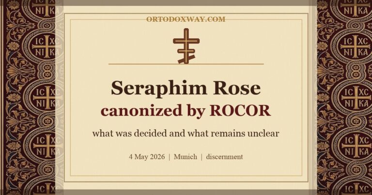 Seraphim Rose Canonized by ROCOR: What Happened in Munich and What Remains Unclear