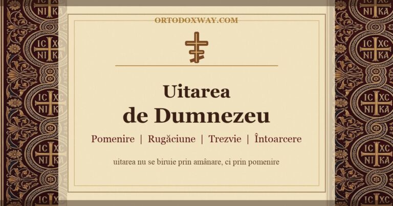 Uitarea de Dumnezeu