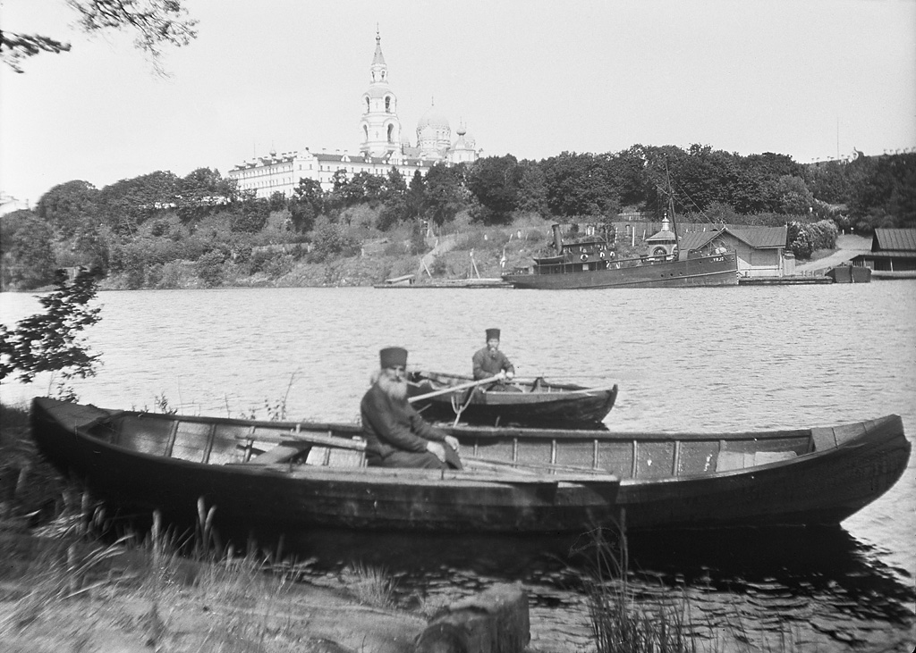 Mănăstirea Valaam pe lacul Ladoga, în nordul Rusiei