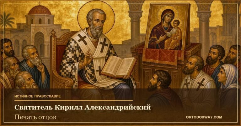 Святитель Кирилл Александрийский: Печать отцов и граница между верой и заблуждением